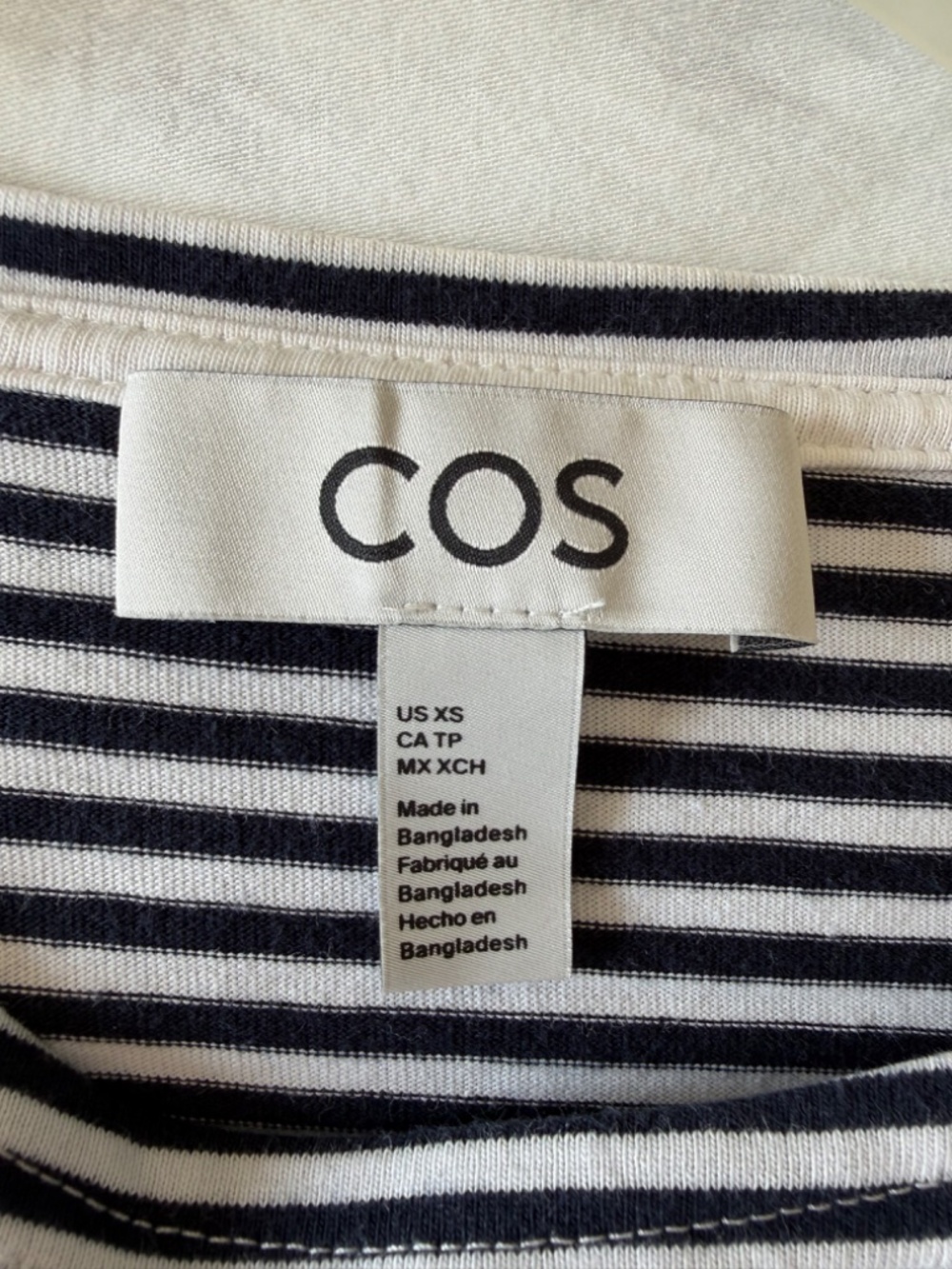 COS Striped top - Picture 2 of 2
